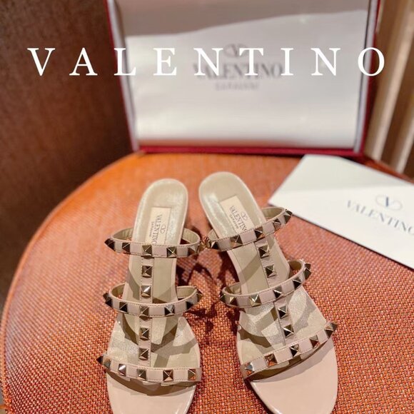 Valentino high heels block heel sandals
